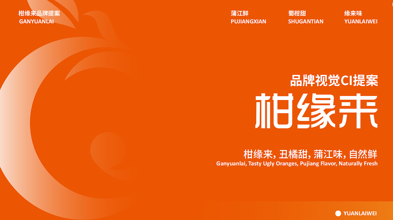 蒲江柑橘柑缘来品牌ci设计（部分展示）（图ZMzg5NjE2NzMy） - 品牌 - 站酷设计师壮壮睡不着原创素材 - 站酷ZCOOL