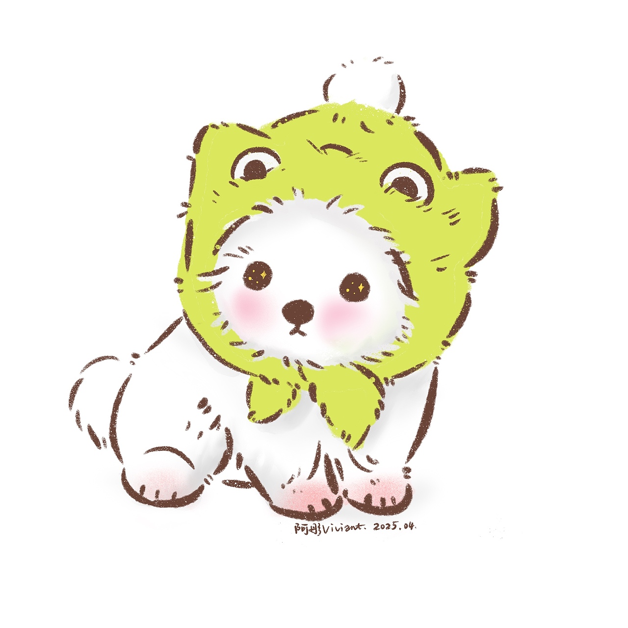 小动物涂鸦&表情包——系列3（图ZMzg5NjE3NjQ4） - 创作习作 - 站酷设计师阿彤Viviant原创素材 - 站酷ZCOOL