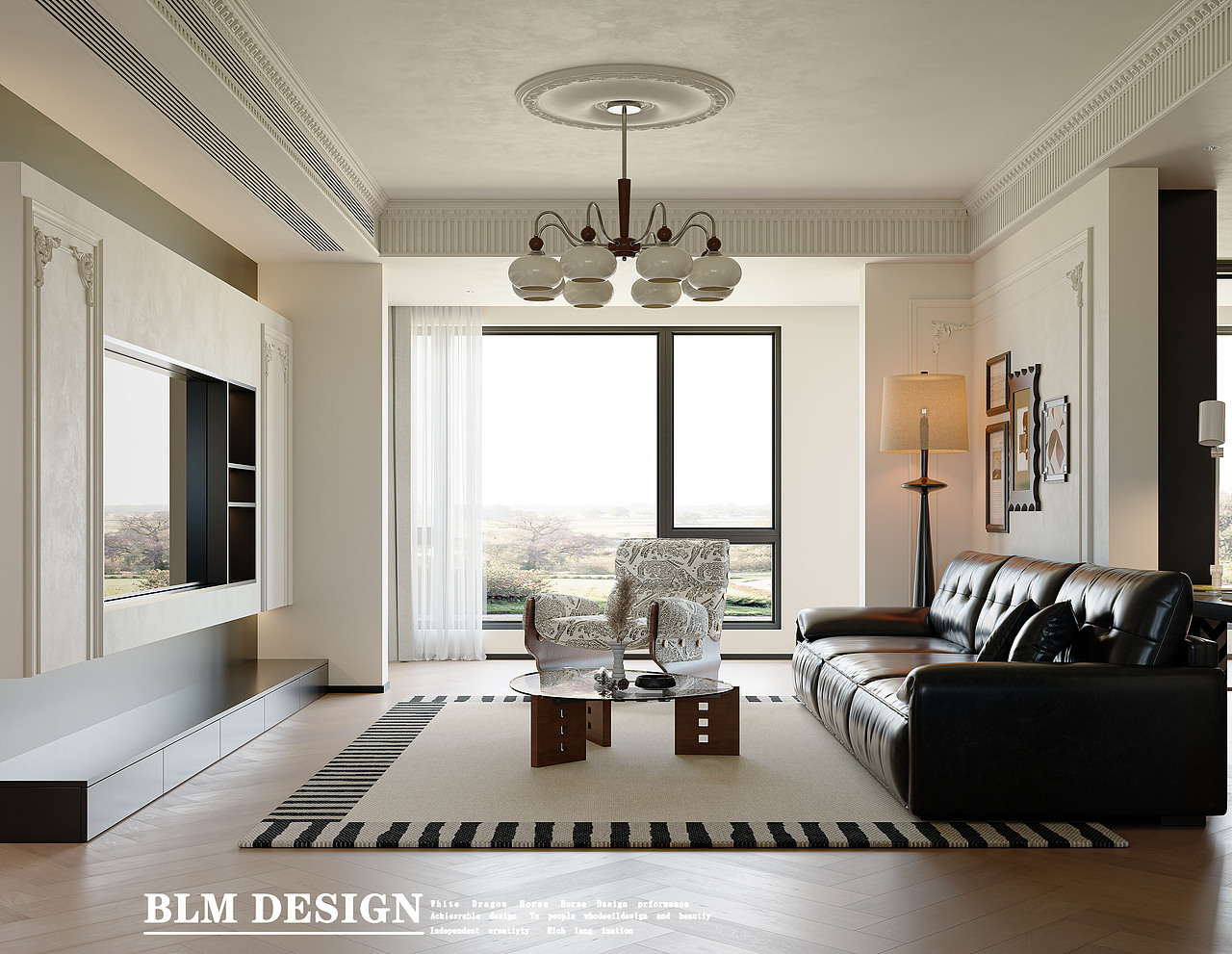 法式--白龙马效果图