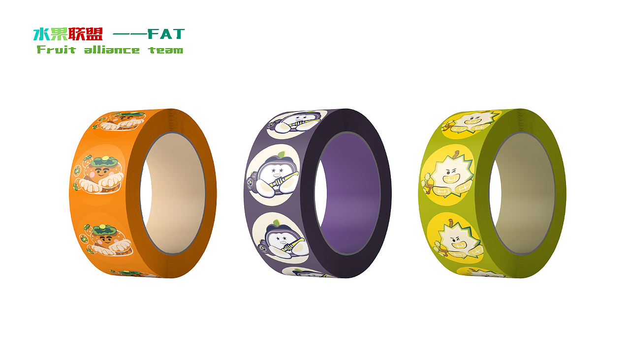 《水果联盟——F.A.T》（图ZMzg5NjI1Njg0） - IP形象 - 站酷设计师亦大十早伟原创素材 - 站酷ZCOOL