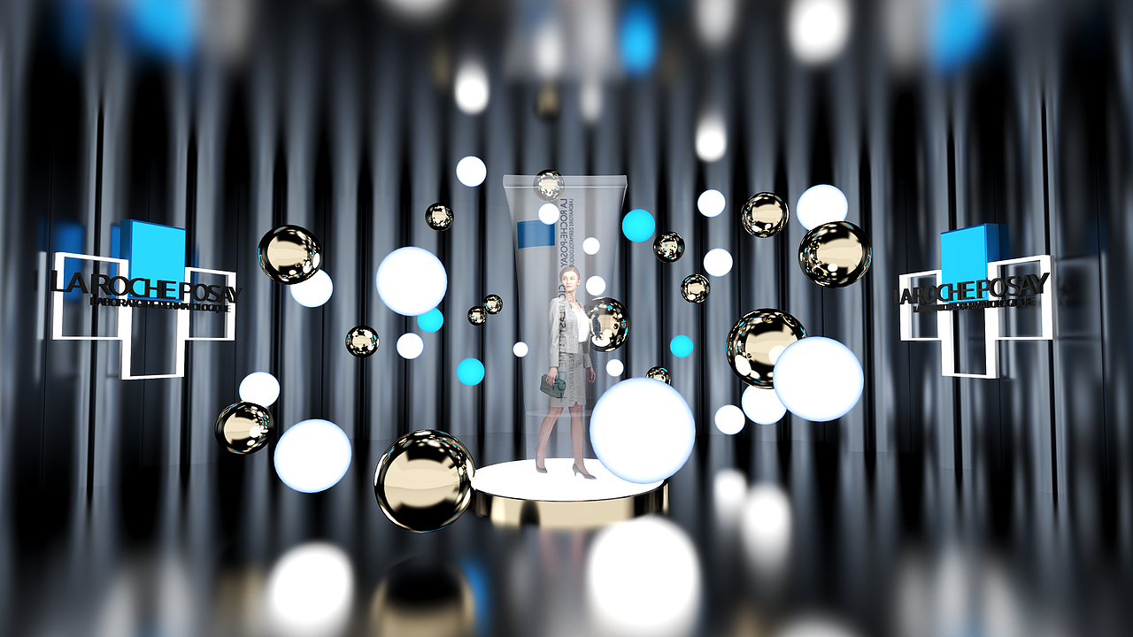 欧莱雅-理肤泉活动设计（图ZMzg5NjI2OTY4） - 建筑/空间 - 站酷设计师波丸设计原创素材 - 站酷ZCOOL