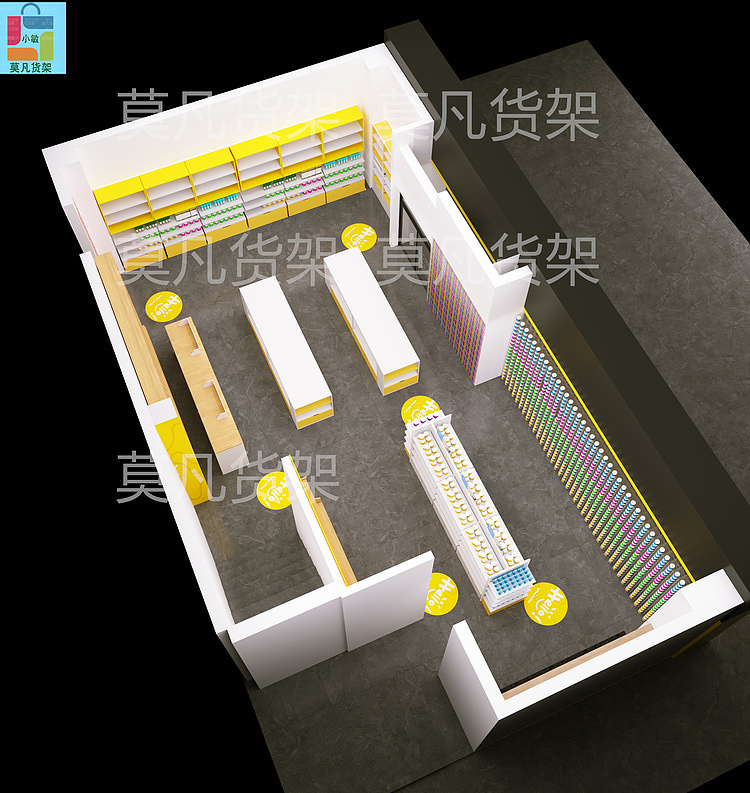 组装式饰品柜台精品货架-莫凡货架整店输出