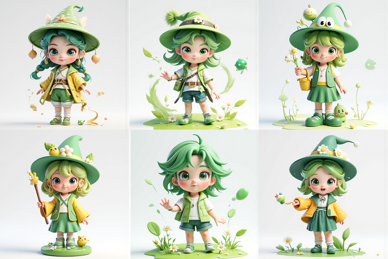 AI 全流程可爱小女巫IP（图ZMzg5NjQ4ODI4） - 人物/生物 - 站酷设计师eigbo原创素材 - 站酷ZCOOL