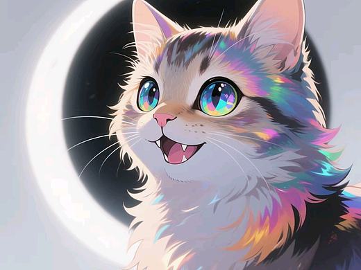 七彩猫1