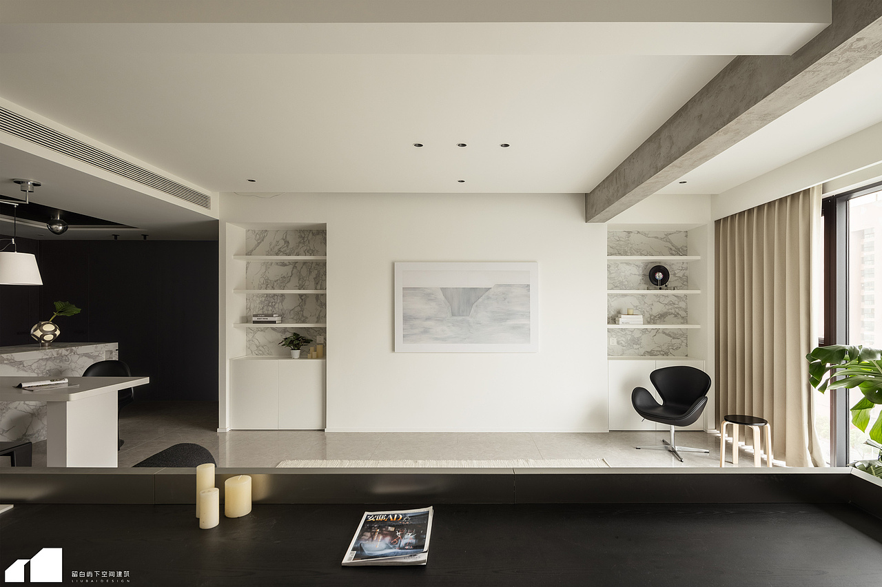 留白·私宅 |浔岚|黑白灰的纯粹之美