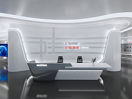 展廳設(shè)計 - 某硅礦高新企業(yè)科技展廳