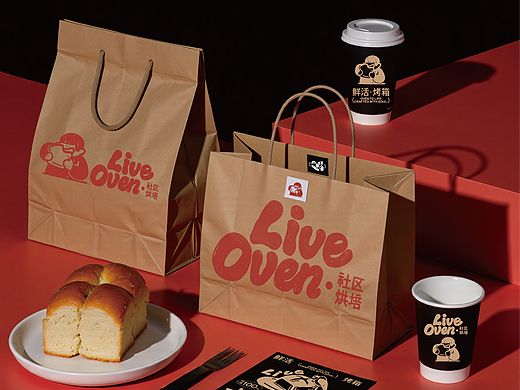 社区烘焙品牌Live Oven视觉设计