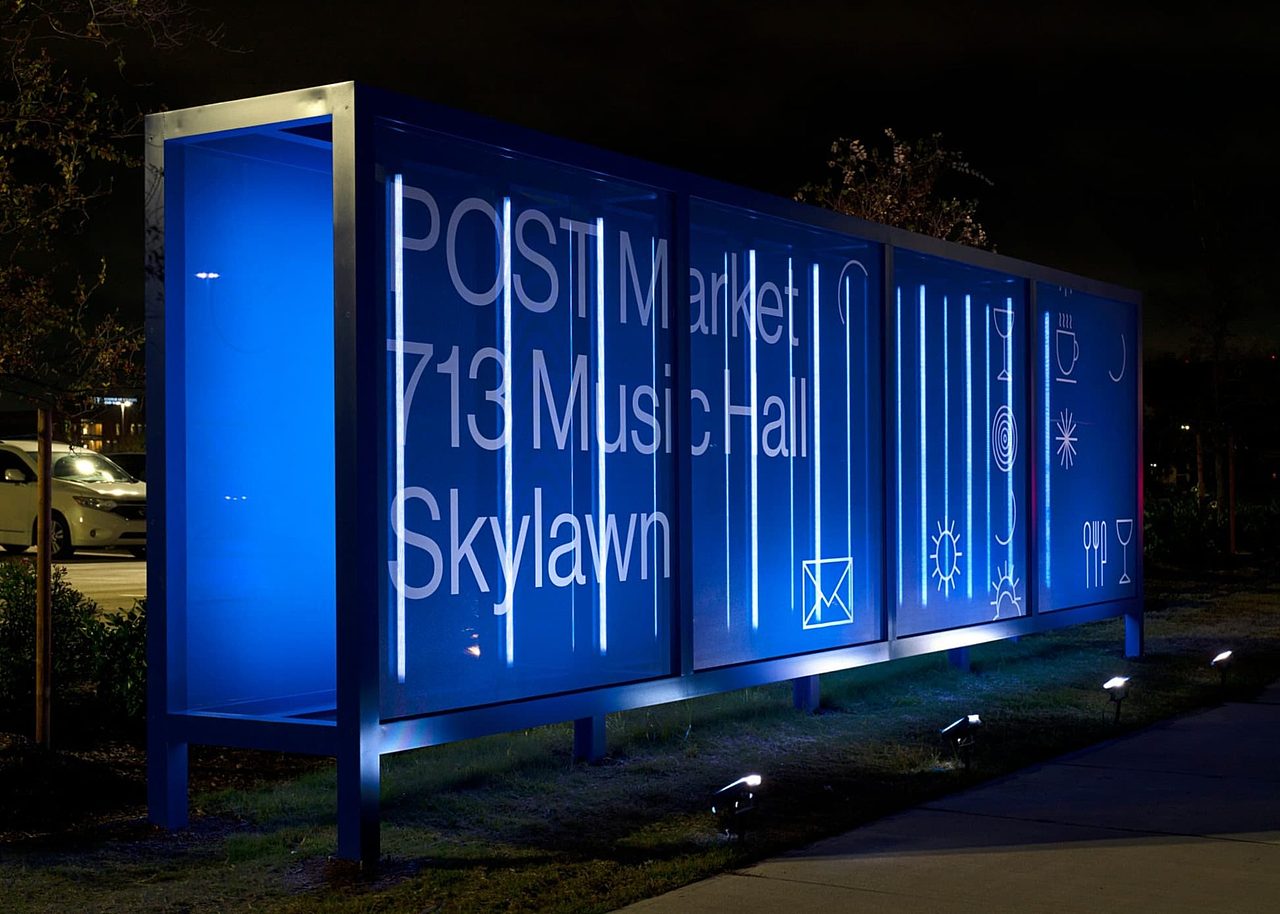 导视设计|蓝白雅致:园区空间和谐清晰引导