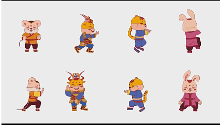 动物系列动态表情包设计