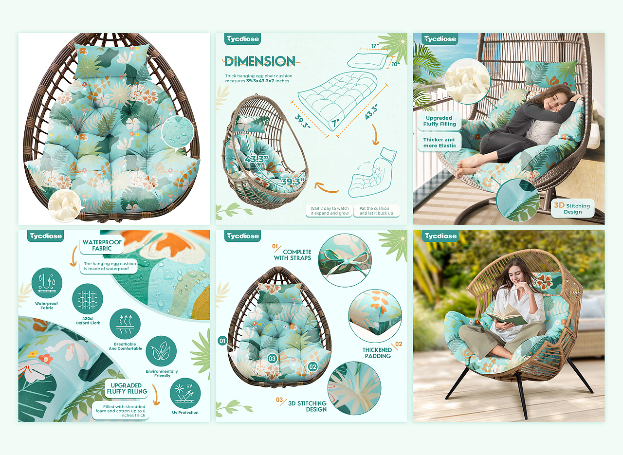 躺椅垫（图ZMzg5NjgzMDQw） - 电商 - 站酷设计师oceanmia原创素材 - 站酷ZCOOL