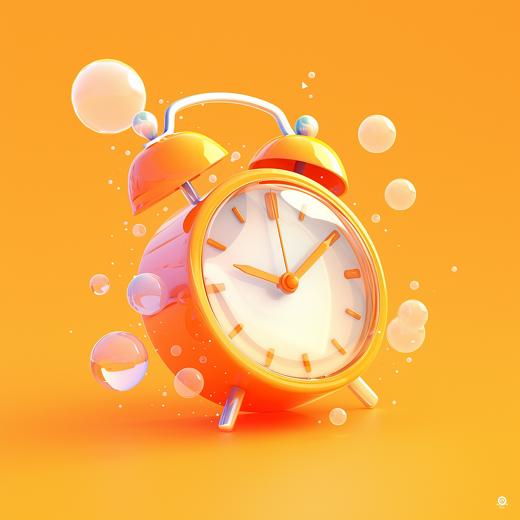 《活力橙钟：点亮时间泡泡》（图ZMzg5Njg0NDky） - 产品 - 站酷设计师liushaosad原创素材 - 站酷ZCOOL