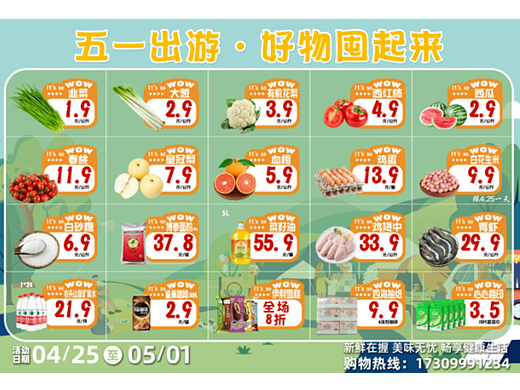 超市宣传展架、海报