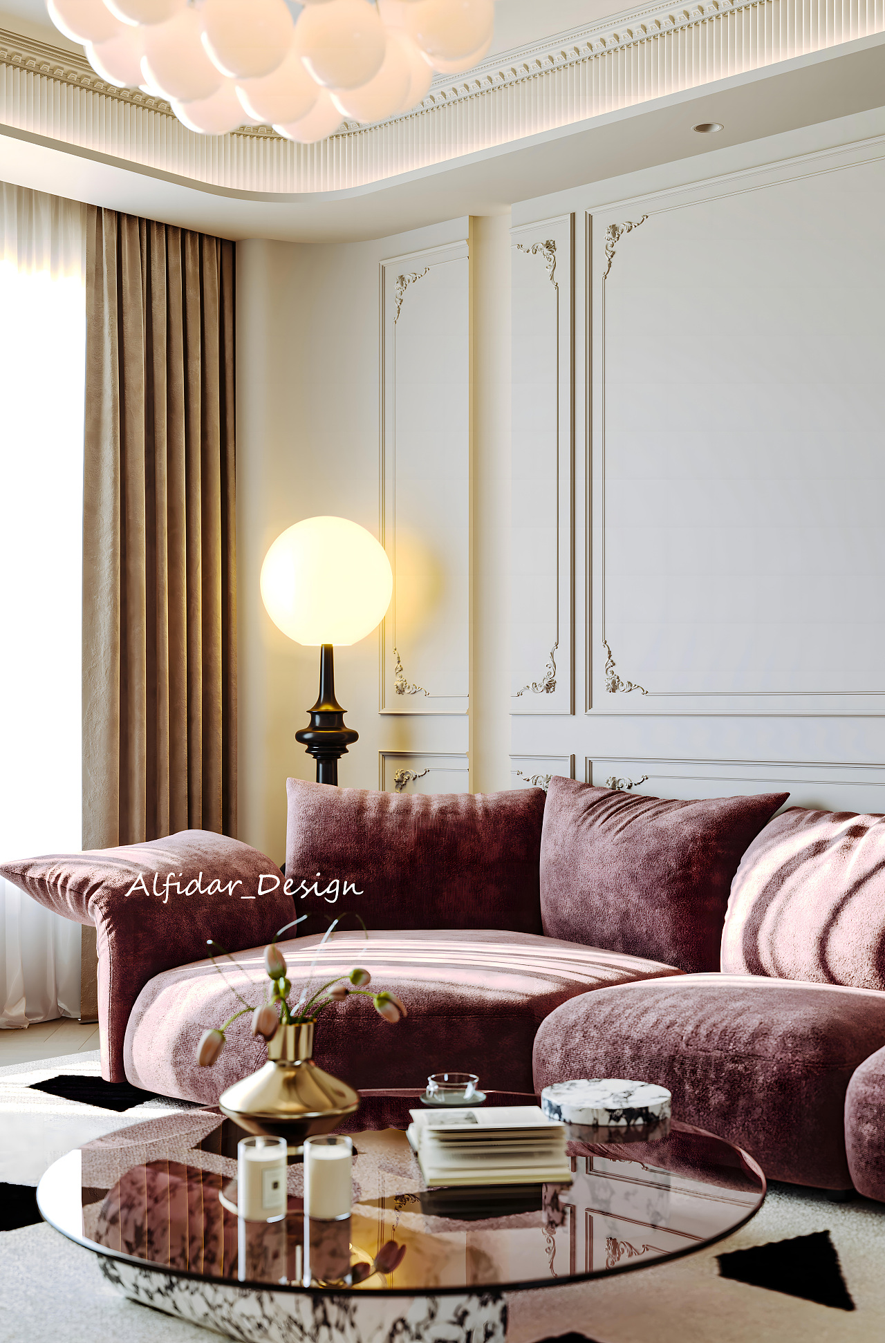 维筑空间视觉|乌市法式平层