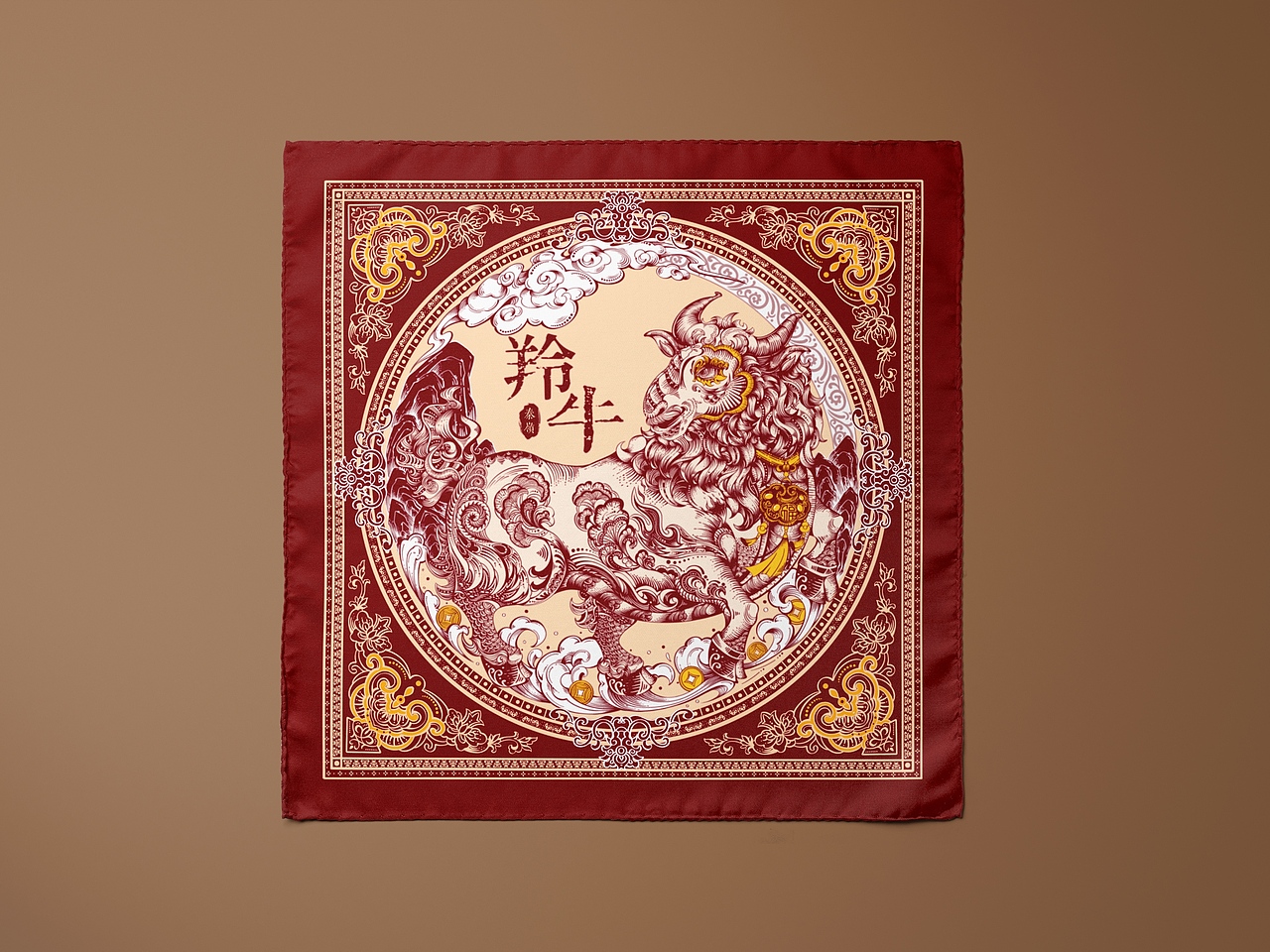 秦嶺四寶-羚牛版畫（圖ZMzg5NzA3NDky） - 商業(yè)插畫 - 站酷設(shè)計師Ao__原創(chuàng)素材 - 站酷ZCOOL