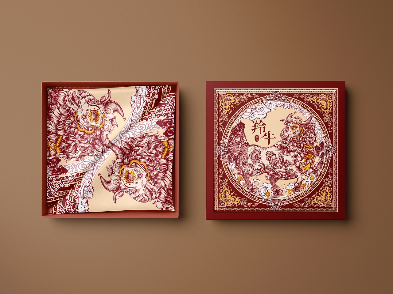 秦嶺四寶-羚牛版畫（圖ZMzg5NzA3NDg0） - 商業(yè)插畫 - 站酷設(shè)計師Ao__原創(chuàng)素材 - 站酷ZCOOL