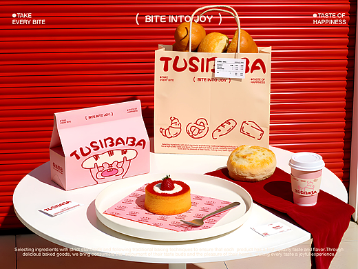 兔丝巴巴TUSIBABA | 烘焙品牌设计/LOGO/VI/IP/包装
