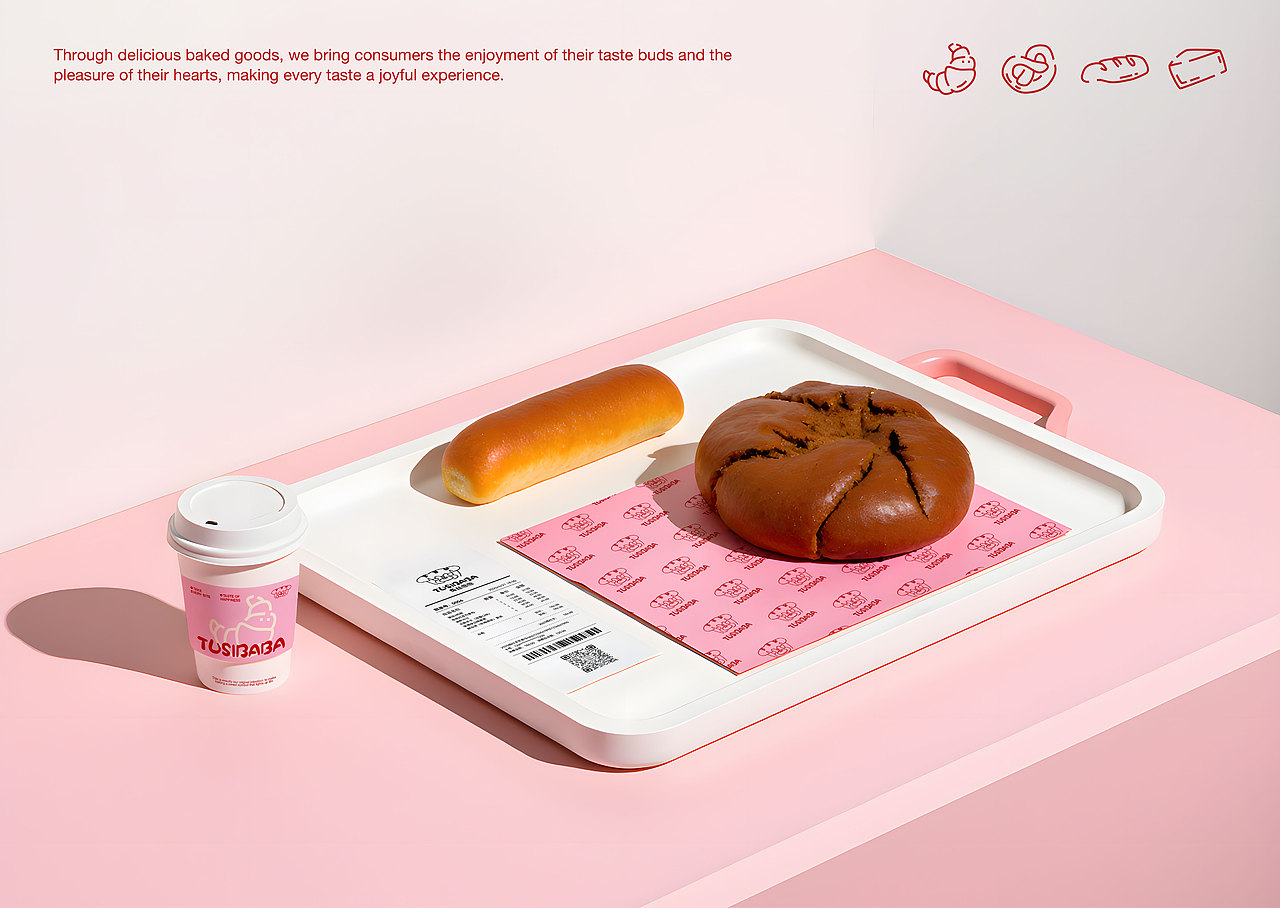 兔丝巴巴TUSIBABA | 烘焙品牌设计/LOGO/VI/IP/包装