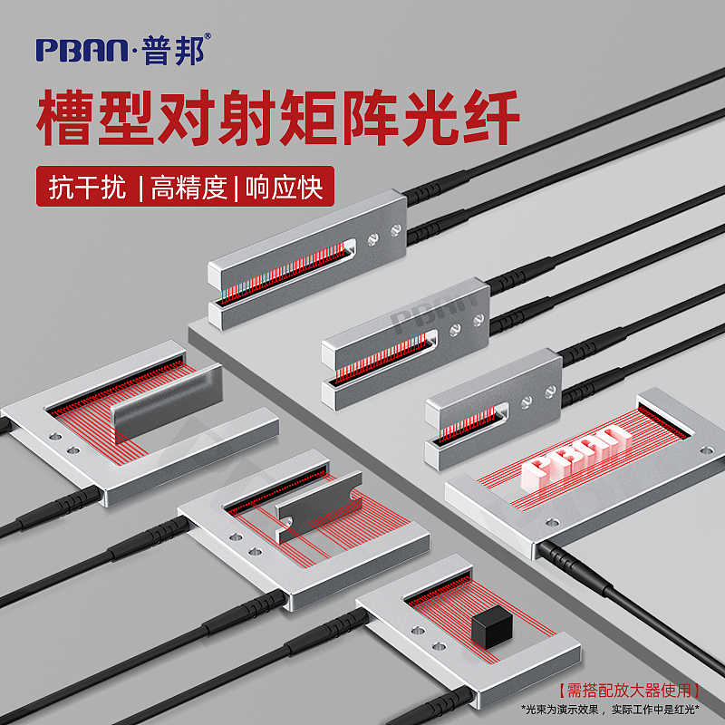 U型多芯矩阵光纤