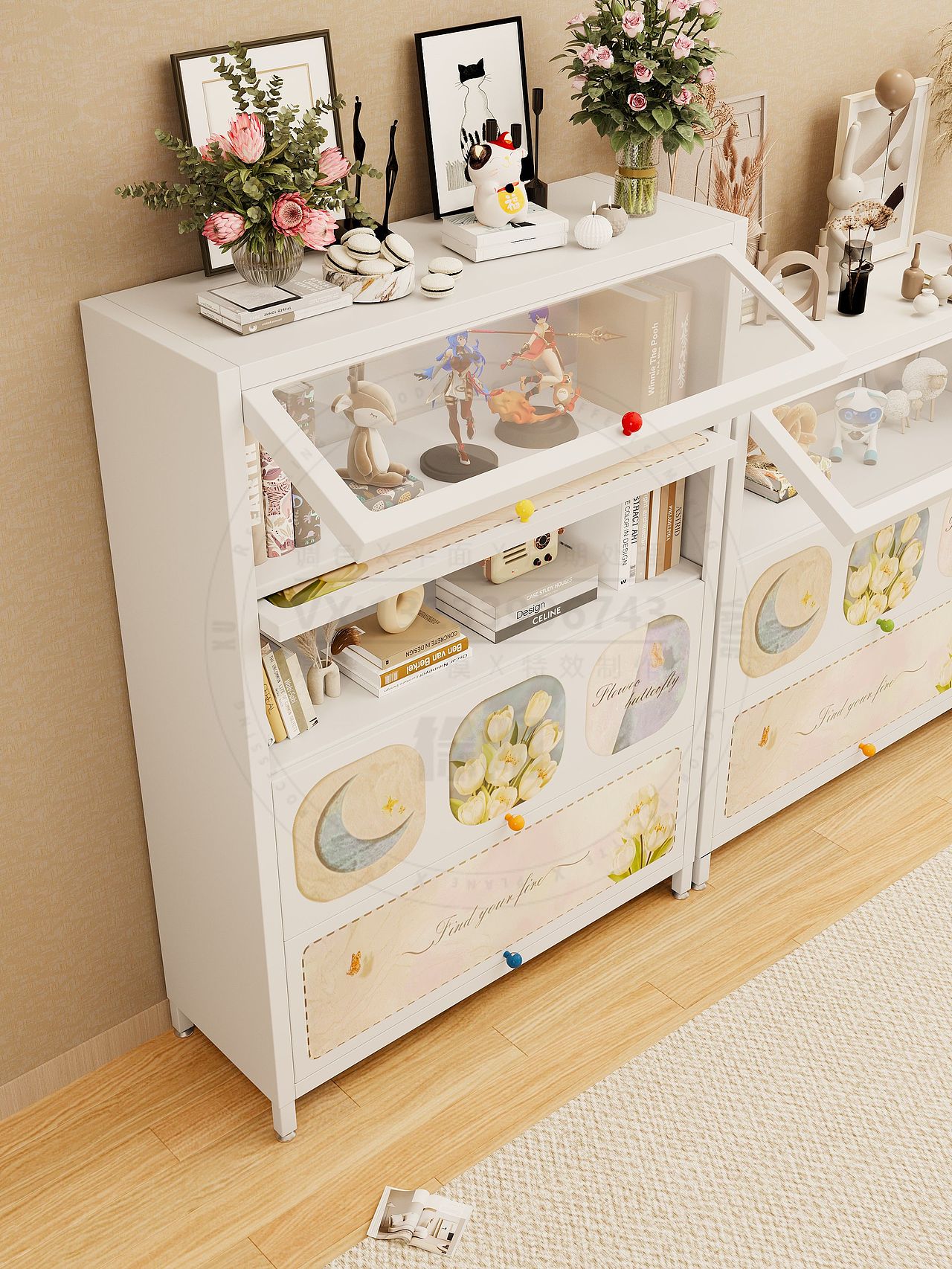 钢制家用多功能客厅厨卫储物柜