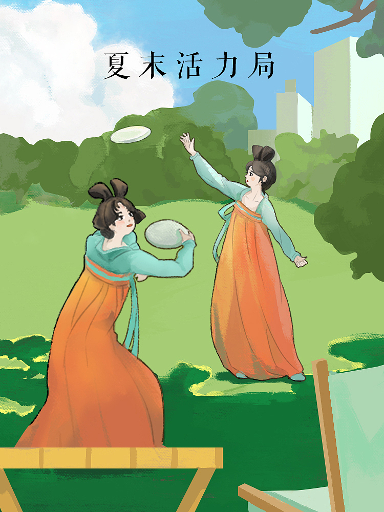 用插画定格传统节日的诗意瞬间（图ZMzg5NzE4OTMy） - 商业插画 - 站酷设计师三魚还没熟原创素材 - 站酷ZCOOL