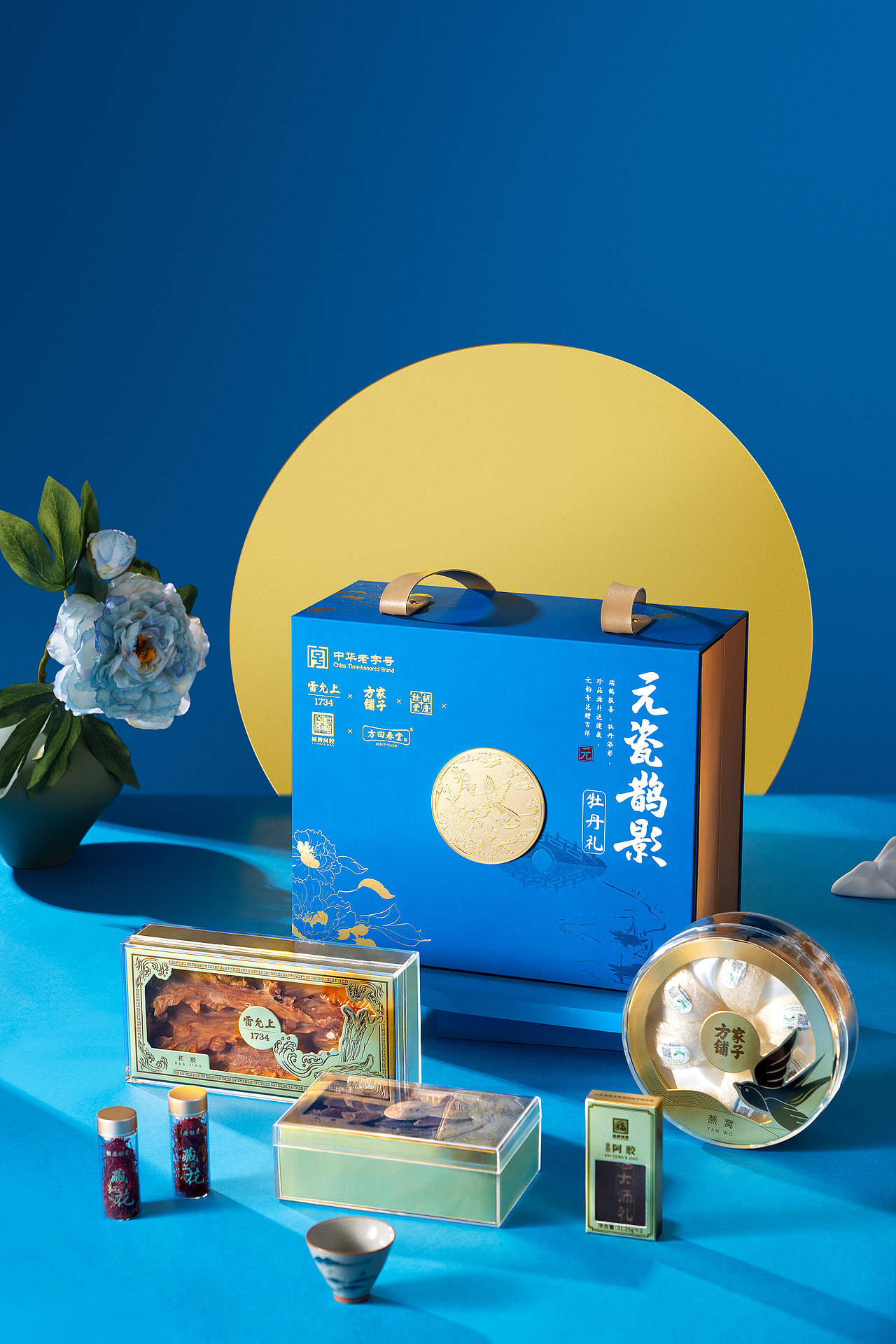 京东健康滋补品牌-五瑞献礼（图ZMzg5NzE5MjUy） - 产品摄影 - 站酷设计师沐瓜Studio原创素材 - 站酷ZCOOL