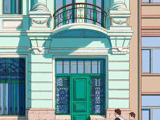 建筑街景（板绘系列）