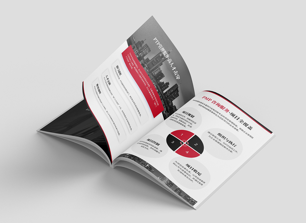 企业手册 黑红配色 高级