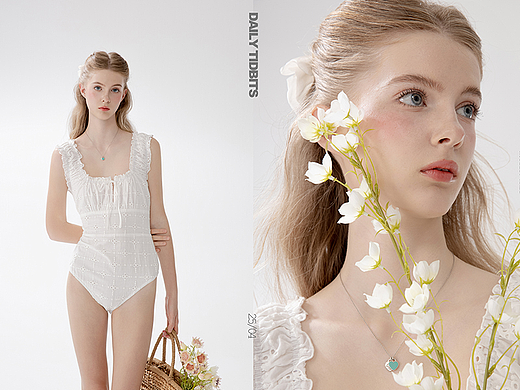 “白”  |  少女泳衣