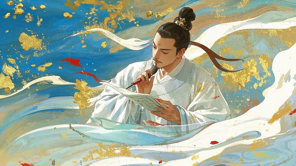 李白将敬酒（图ZMzg5NzI3OTEy） - AI作品 - 站酷设计师小胡桃设计原创素材 - 站酷ZCOOL