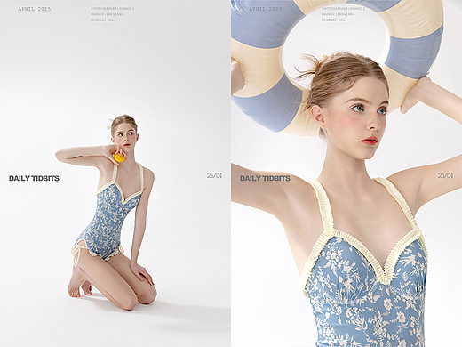 “蓝” | 少女泳衣