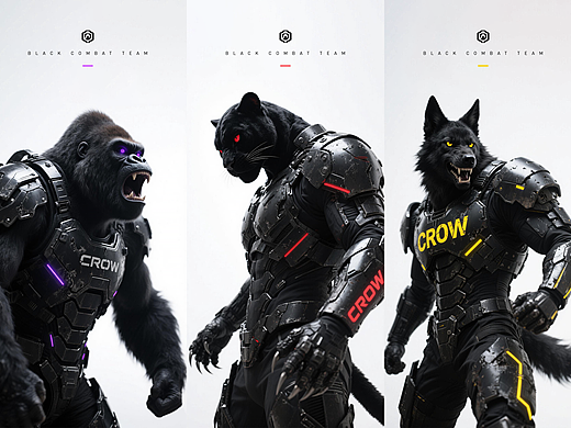 Ai探索-《Black combat team》