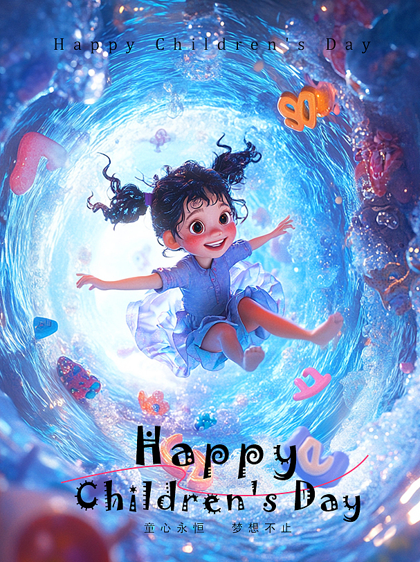 漩涡儿童节海报系列