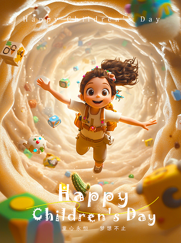 漩涡儿童节海报系列