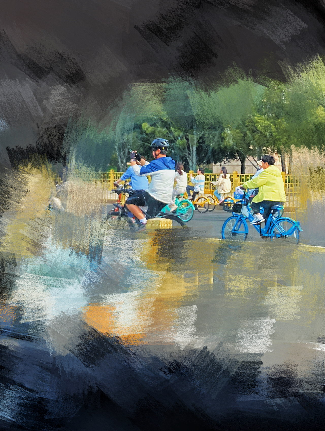 刘勇良油画风格摄影新探索：来来往往匆匆忙忙的生活