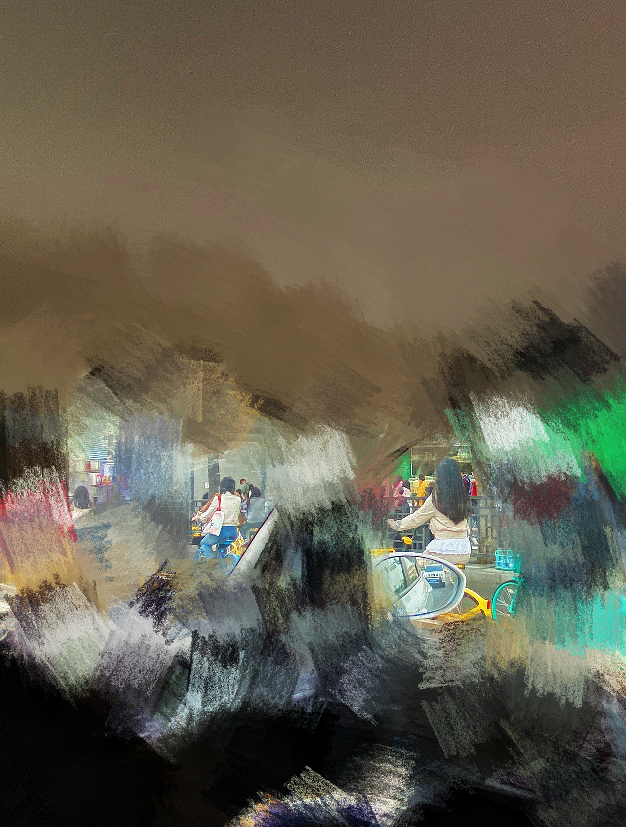 刘勇良油画风格摄影新探索：来来往往匆匆忙忙的生活