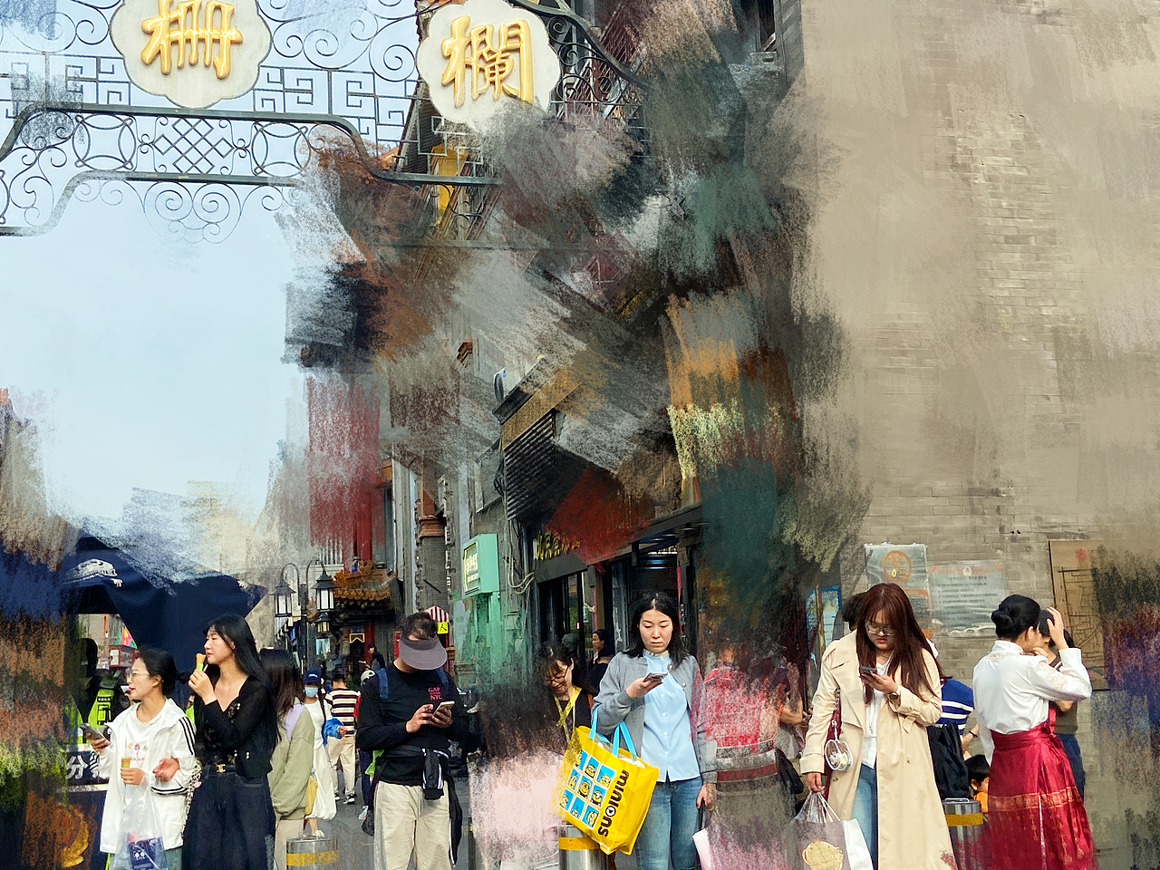 刘勇良油画风格摄影新探索：古色古香的北京老街（图ZMzg5NzM1NjY4） - 时尚/艺术摄影 - 站酷设计师刘勇良意创书设原创素材 - 站酷ZCOOL