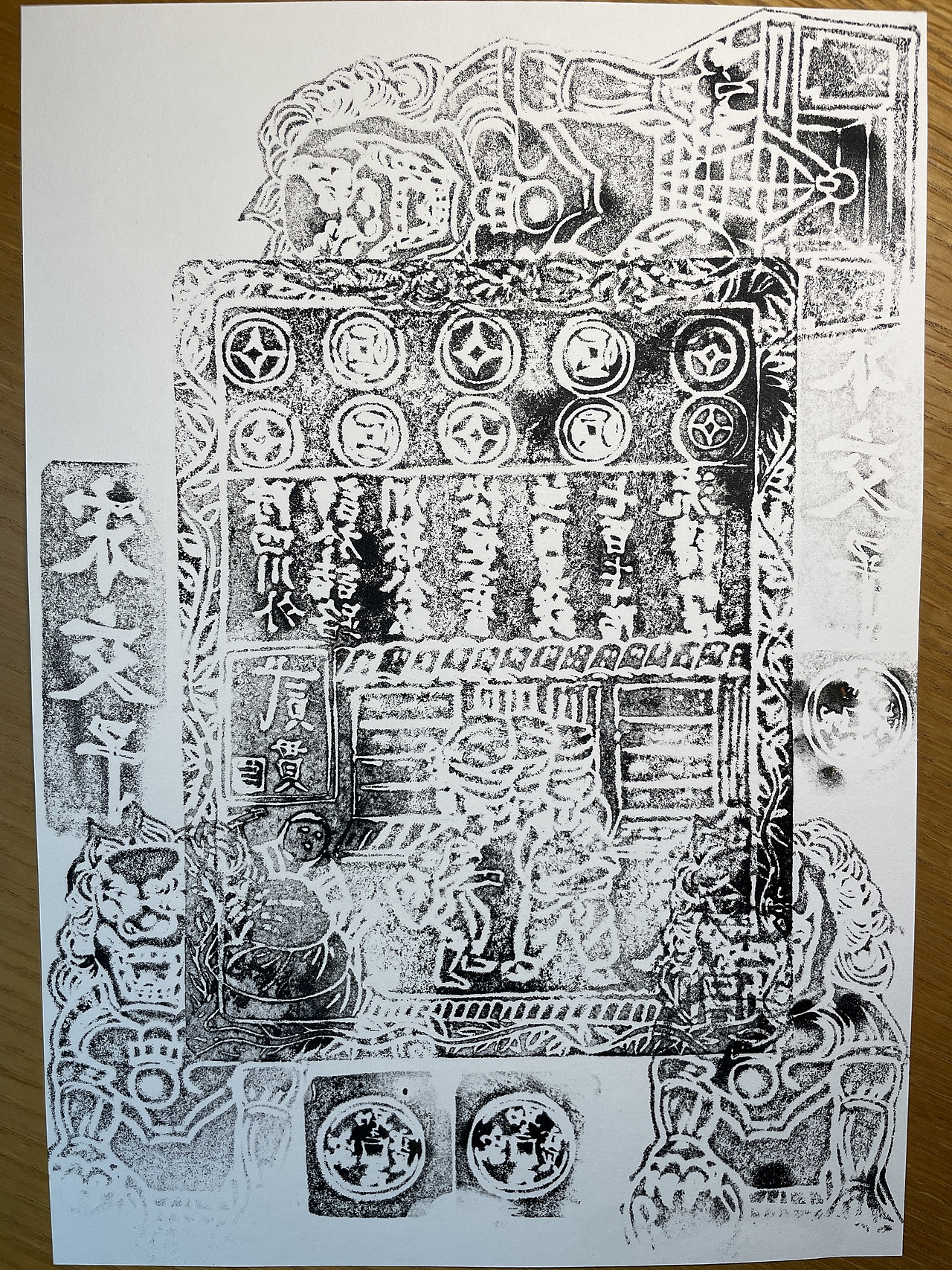 一些实验性材料的版画探索（图ZMzg5NzM5Njcy） - 实验艺术 - 站酷设计师马脑壳Marco原创素材 - 站酷ZCOOL