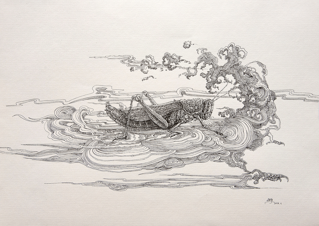 钢笔画（图ZMzg5NzQzMDI0） - 绘画 - 站酷设计师天鹏Z原创素材 - 站酷ZCOOL