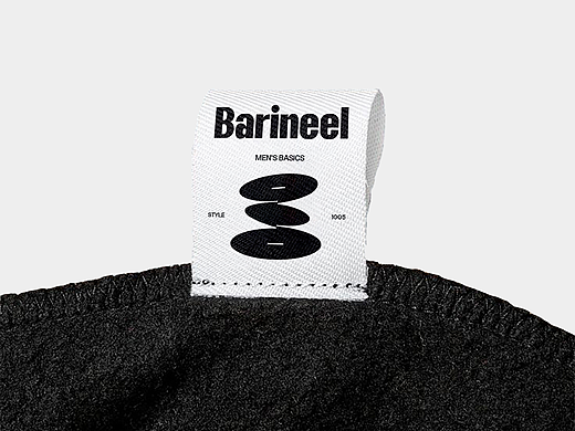 「Barineel」男性服饰品牌形象设计 - 反色弧