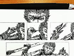 问菩萨为何倒坐，叹众生不肯回头。