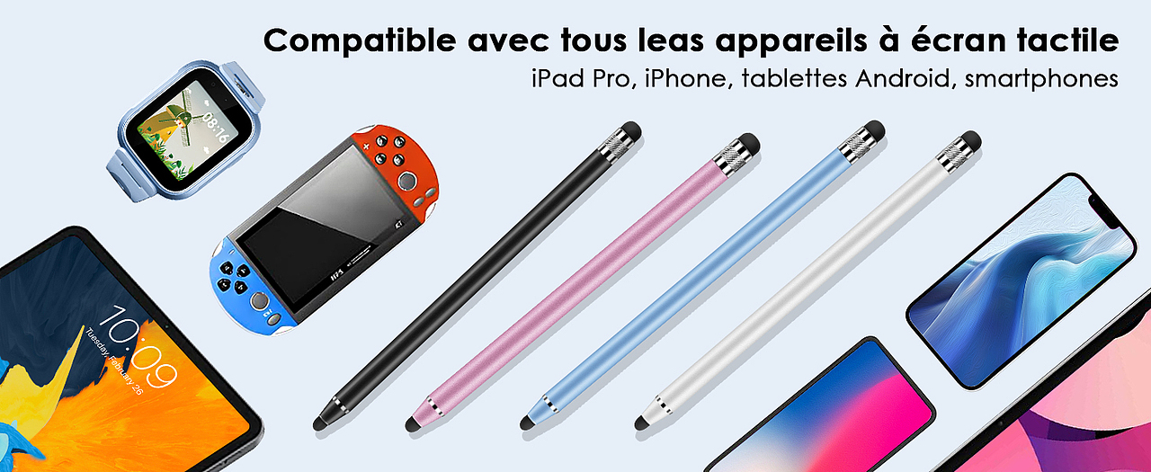 触屏笔-黑白粉蓝