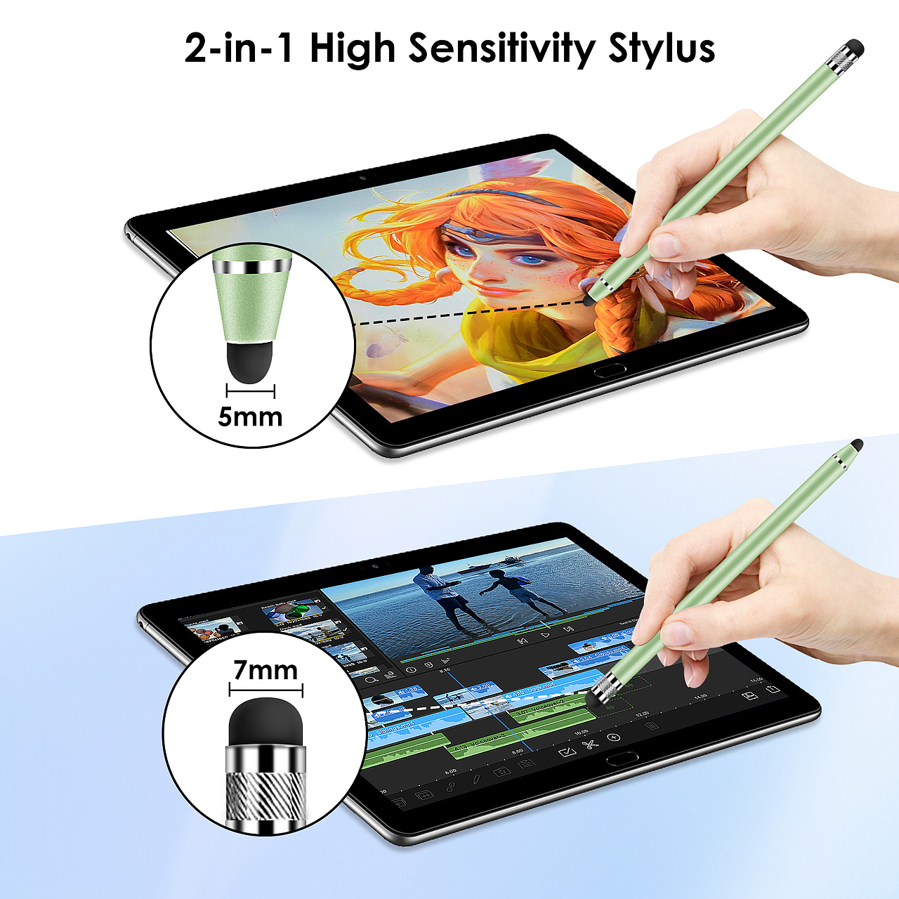 触屏笔-红绿棕粉