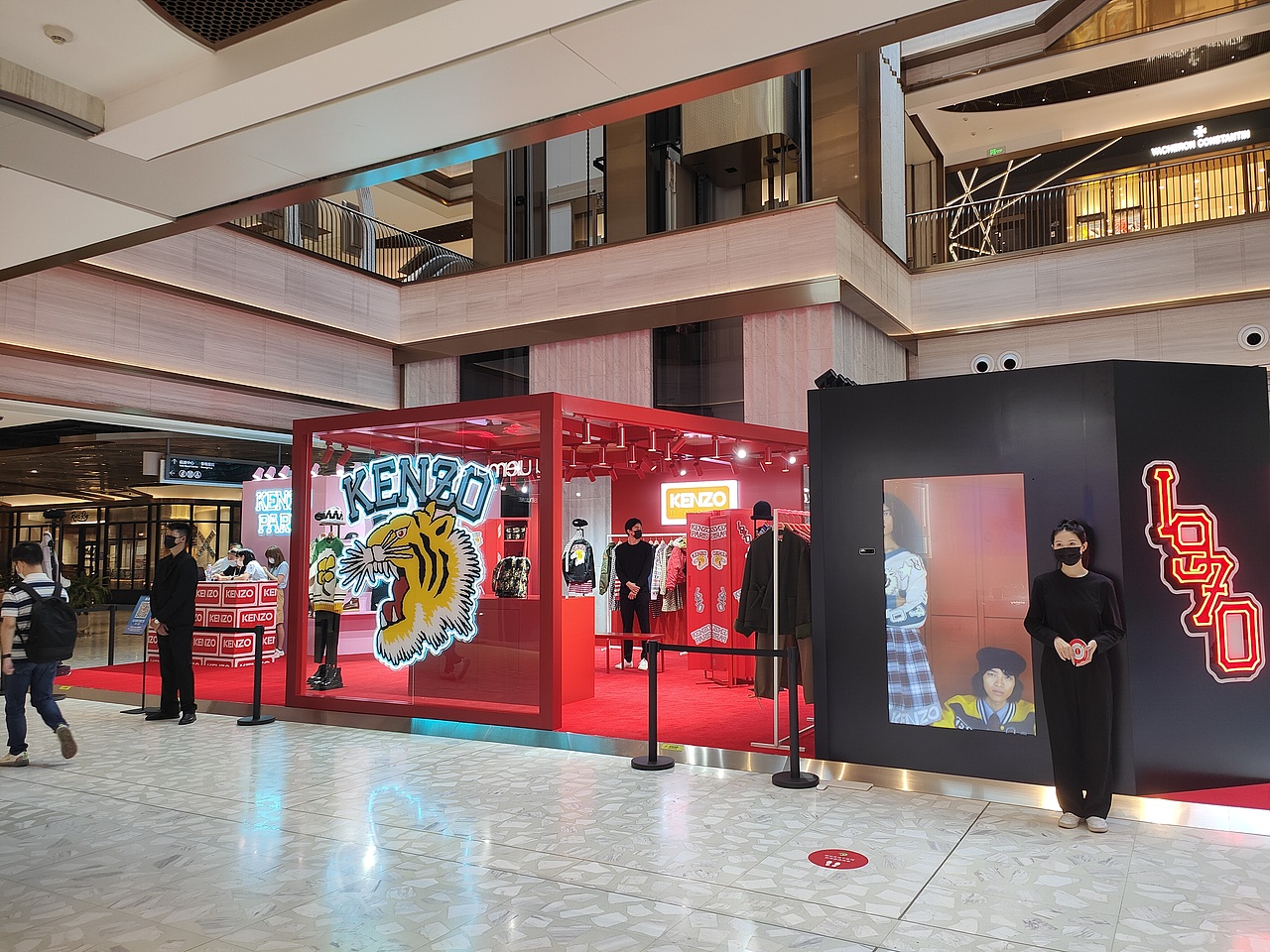 kenzo体感交互装置创意策划活动公共空间互动道具