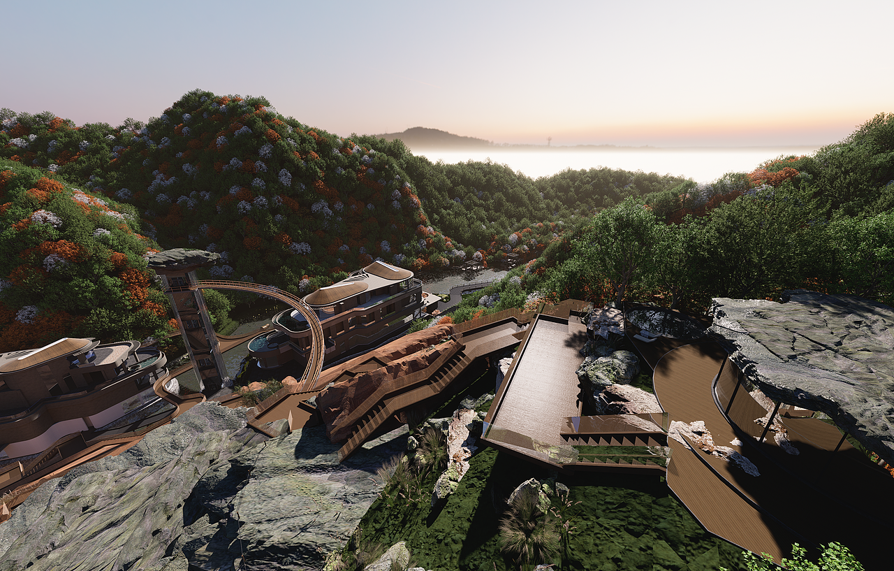山林酒店景观规划设计（图ZMzg5NzUyMjcy） - 景观设计 - 站酷设计师张工0396原创素材 - 站酷ZCOOL