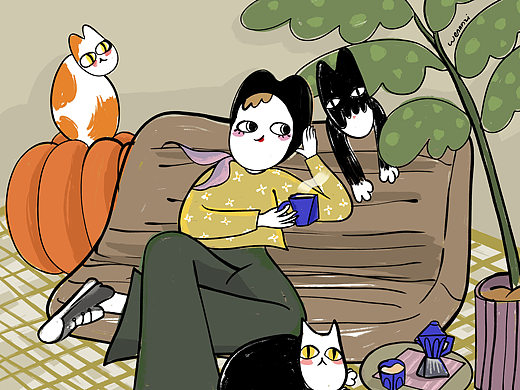 猫猫会让时光慢下来