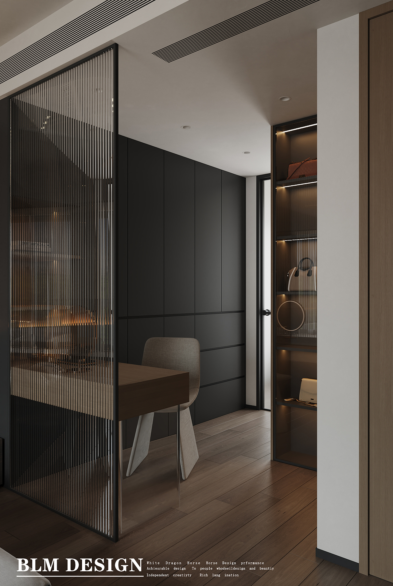 现代意式--白龙马效果图