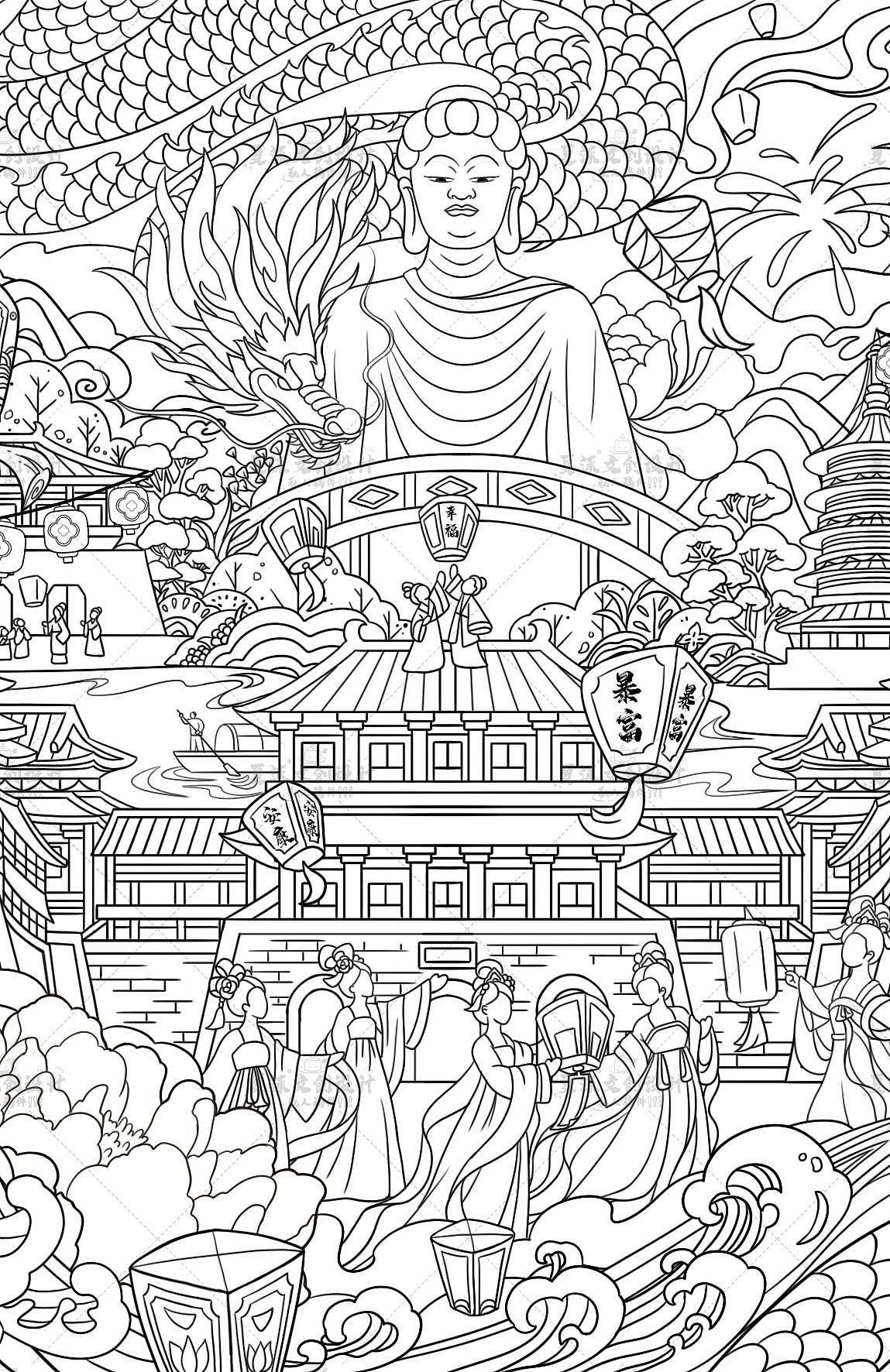 ✨【原创洛阳|神都夜画·牡丹燃唐灯】✨