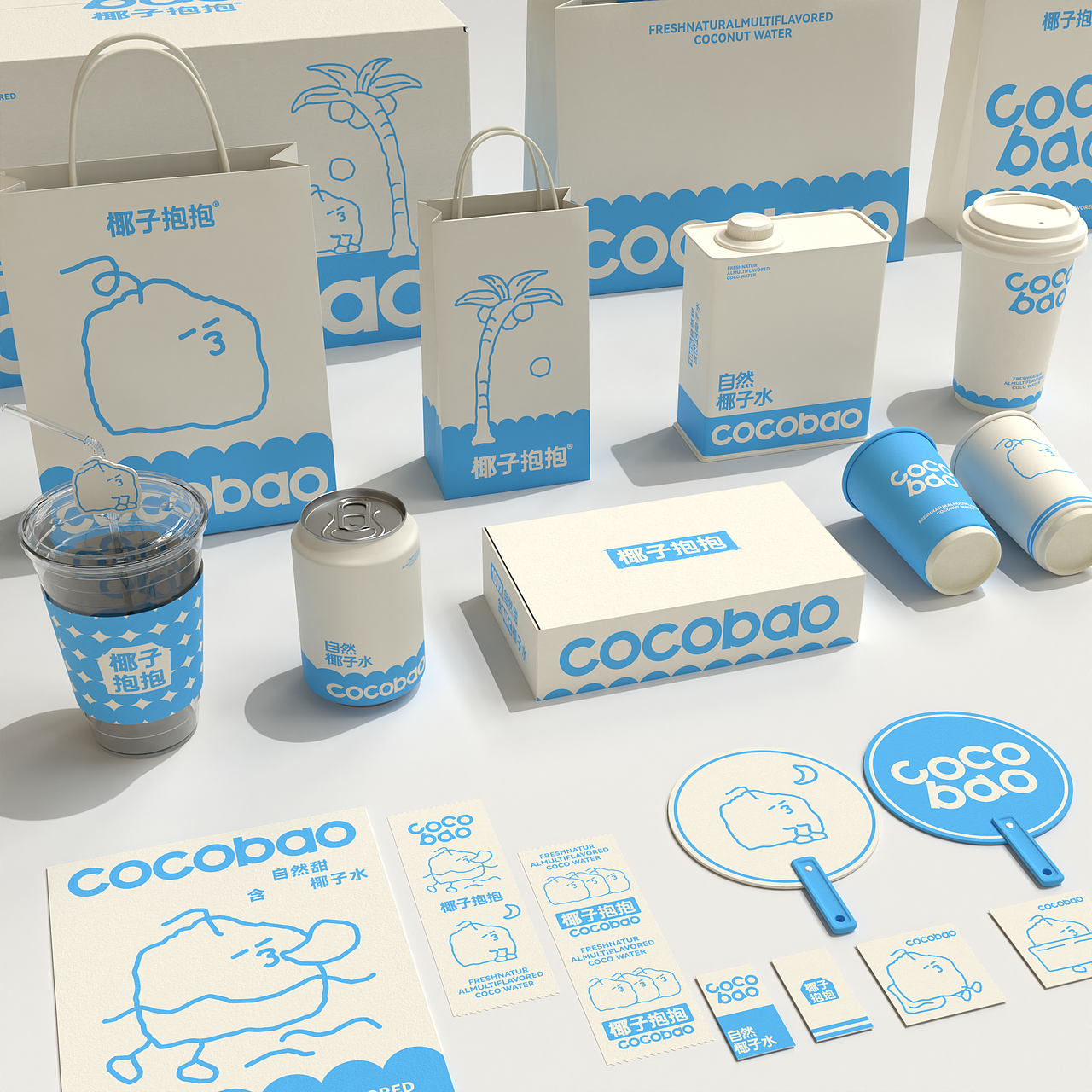 椰子抱抱品牌设计（图ZMzg5NzczNTI4） - 品牌 - 站酷设计师可视度设计咨询原创素材 - 站酷ZCOOL