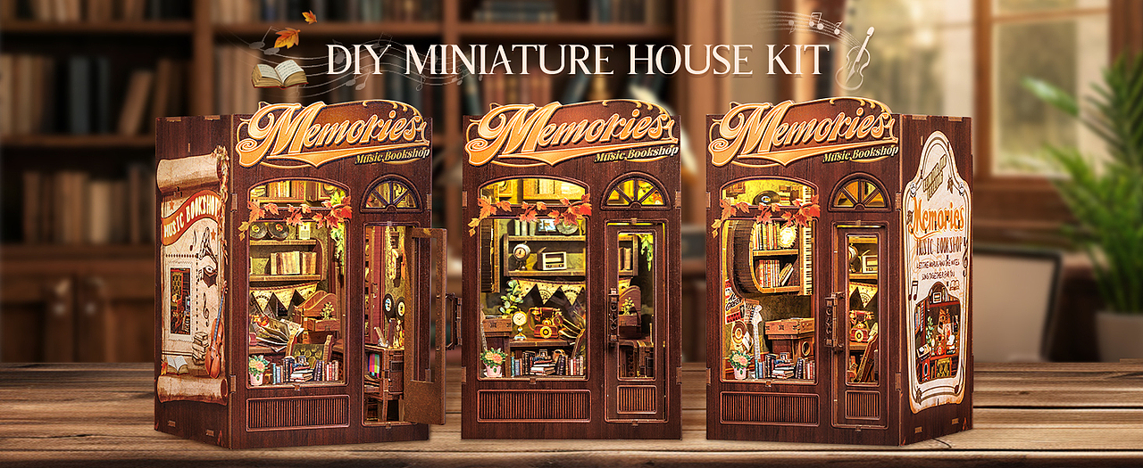 旋律书店-Memories Music Bookshop亚马逊电商视觉制作