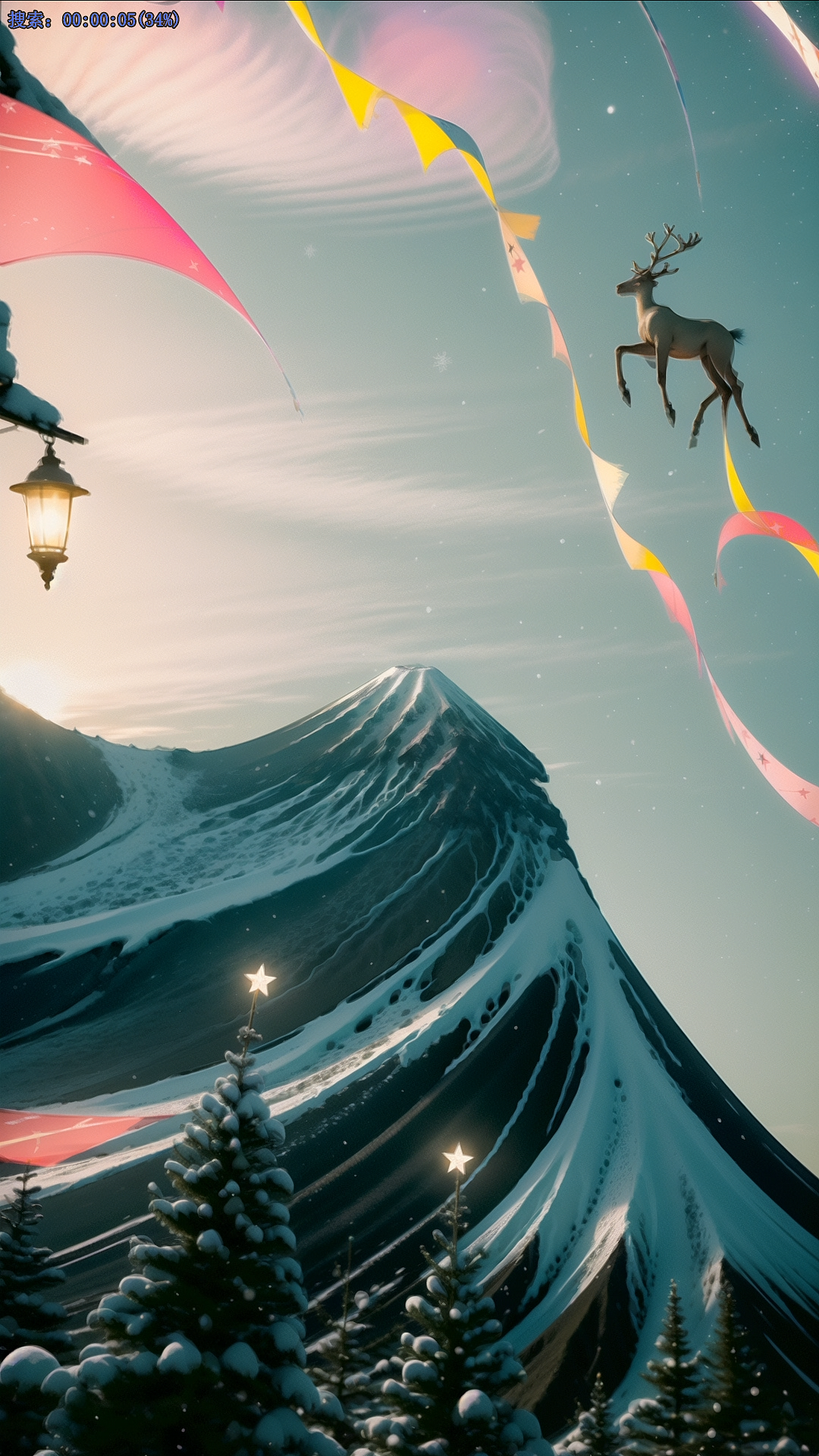 Rokid x 富士山-圣诞CG广告短片